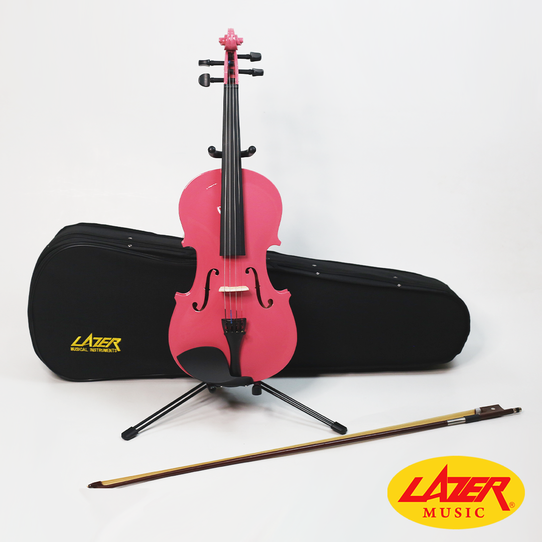 Lazer 3115FL Violin with Colored Design