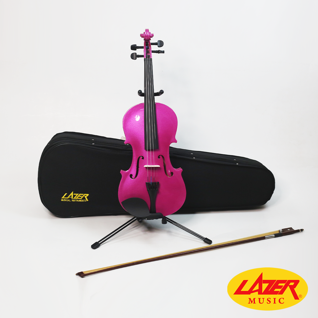 Lazer 3115FL Violin with Colored Design