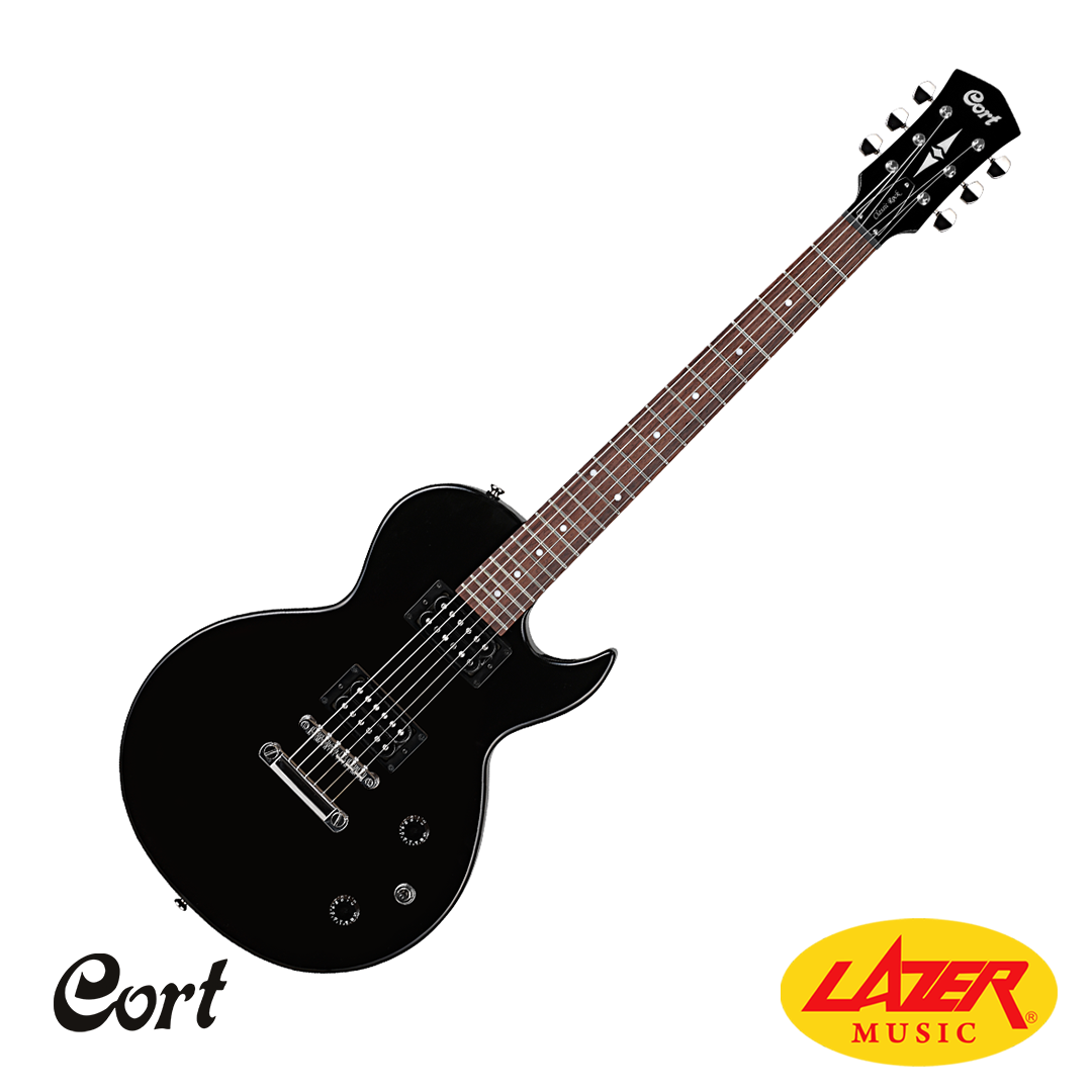 Cort CR50 Classic Rock Series HH Electric Guitar With Tune-O-Matic Bridge and Bag (Black)