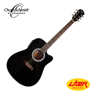 Oscar Schmidt OP45CEPK Acoustic Guitar With Cutaway and EQ