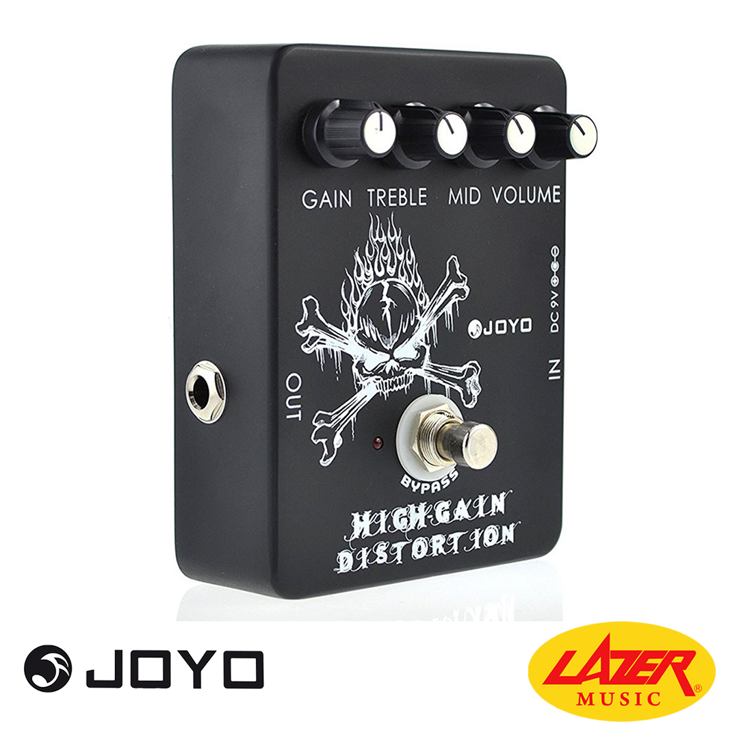 JOYO JF04 High Gain Distortion Guitar Effect Pedal Lazer Music