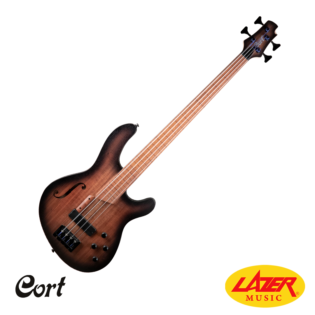 Cort B4FL MHPZ Artisan Series Fretless Electric Bass
