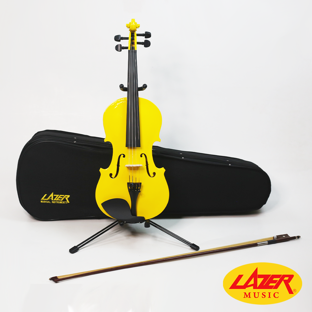 Lazer 3115FL Violin with Colored Design