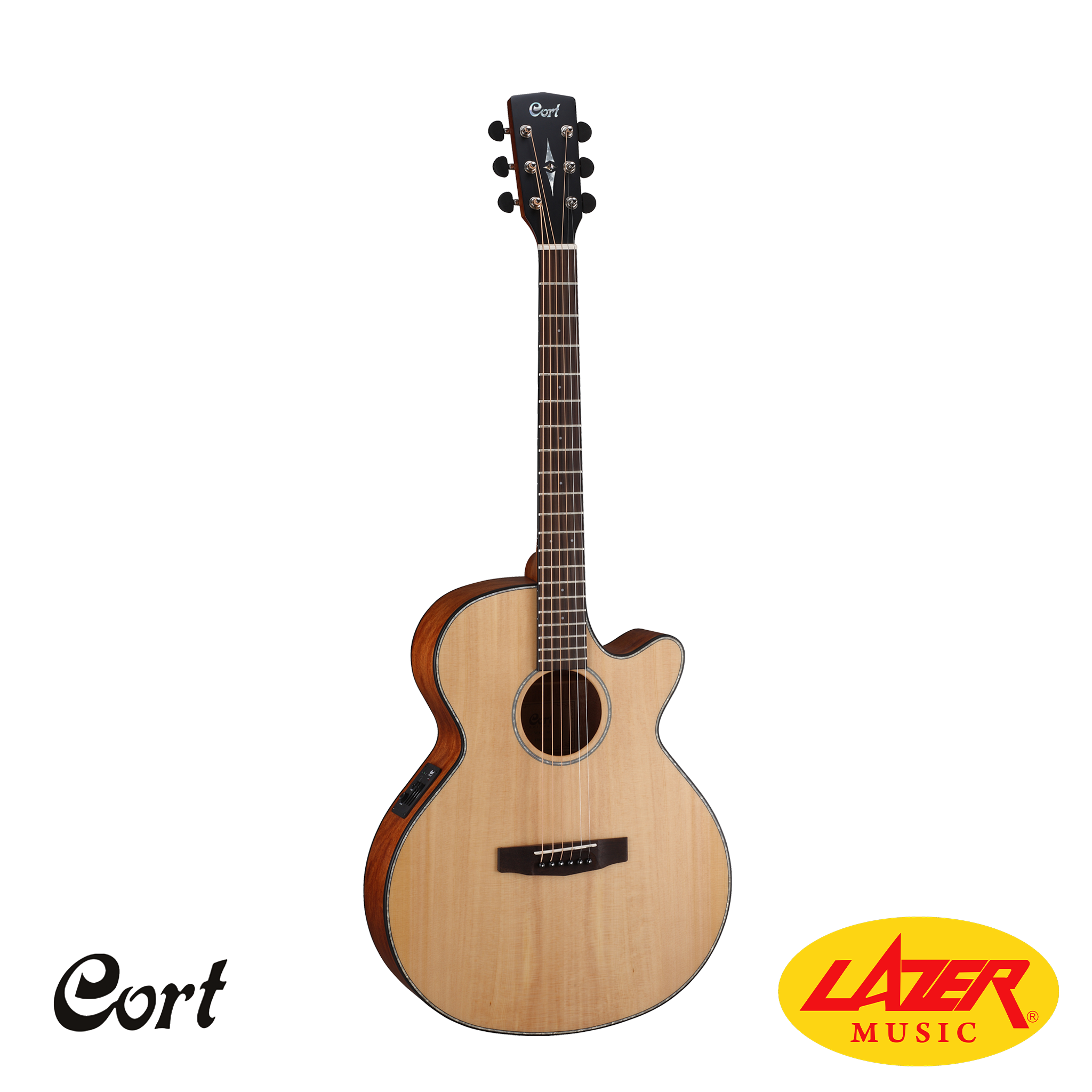 Cort SFX-E Solid Spruce Top Slim Body Cutaway Acoustic Guitar With EQ & Bag