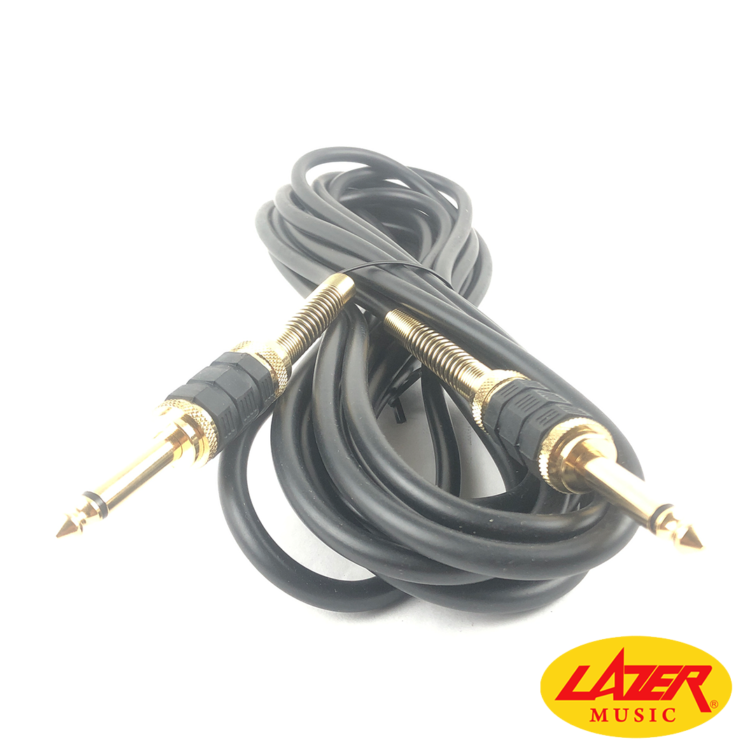 Lazer Music LG-47C Guitar Cable (Black 20 ft.)