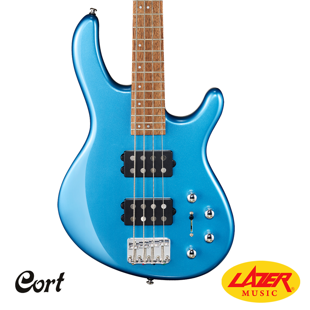 Cort Action HH4 Bass Guitar (Blue)