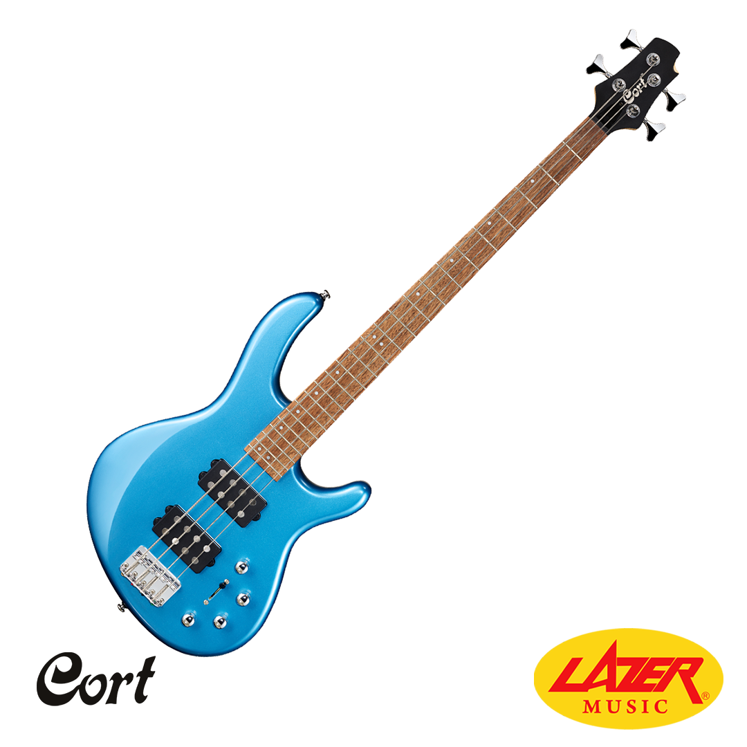 Cort Action HH4 Bass Guitar (Blue)