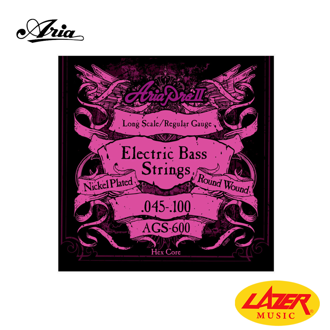Aria AGS-600 Electric Bass Strings 0.045-.100