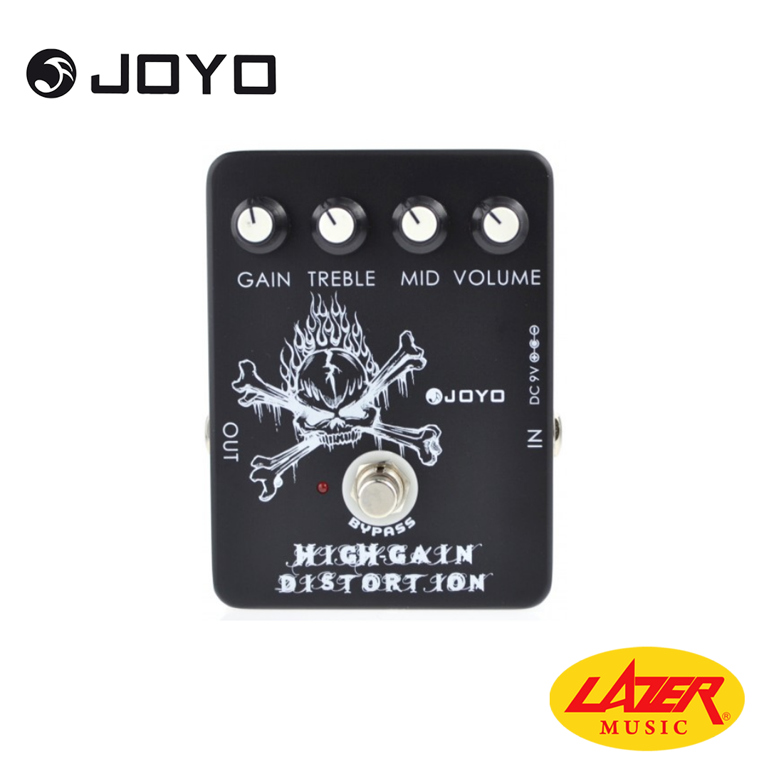 JOYO JF04 High Gain Distortion Guitar Effect Pedal Lazer Music