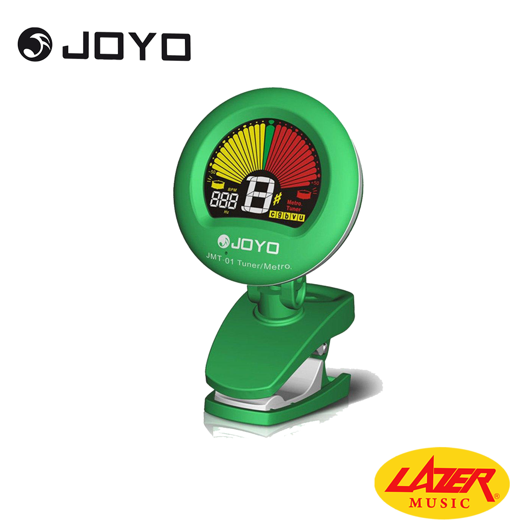 JOYO JMT-01 Clip-On Electric Tuner & Metronome, Colored Screen - Guitar Chromatic Bass