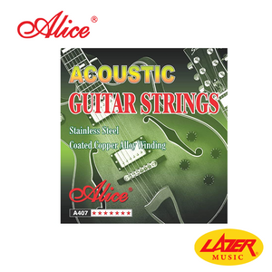 Alice A407 Light 12-53 Acoustic Guitar Strings Coated Copper Alloy Winding