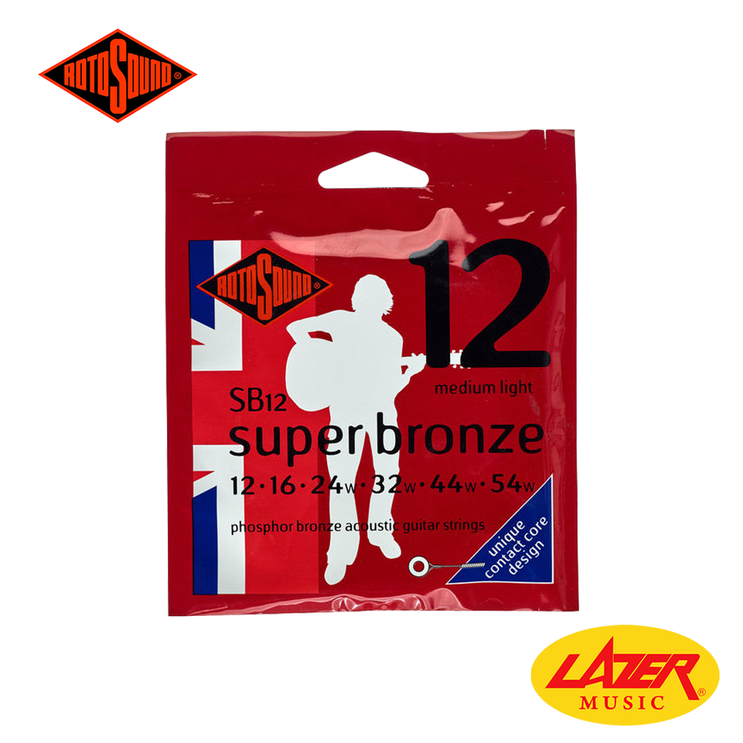 Rotosound Super Bronze Acoustic Medium Light Guitar Strings